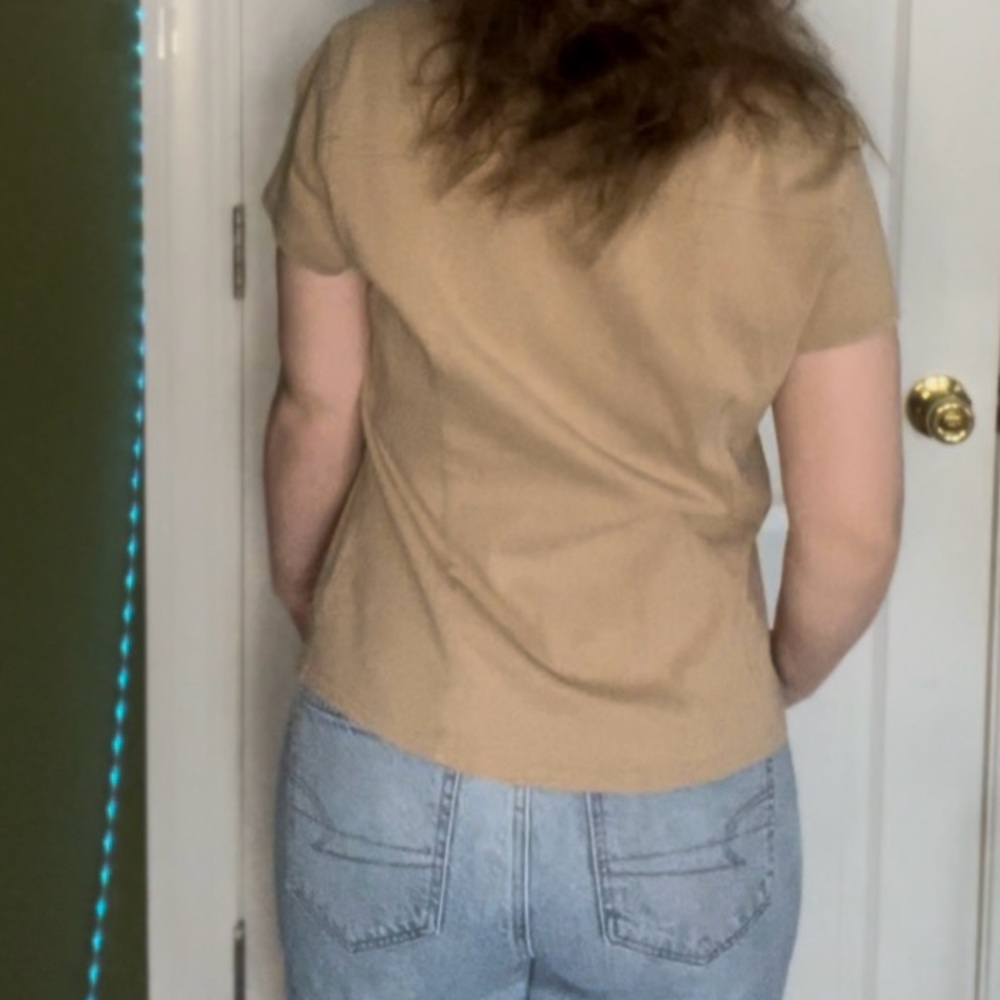 Style&co. Tan button up - Picture 3 of 4